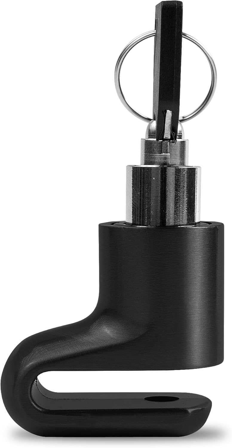 UP Security Disc Brake Lock for Motorcycle Accessories Heavy Duty Bike Bicycle Anti Theft Lock Compact Electric Scooter Ebike Powersports Wheel Hover Disc Locks (Black) - Image 1